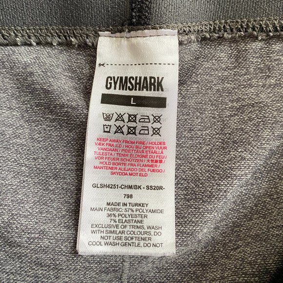 GYMSHARK Flex Shorts - Black/Grey - Picture 3 of 4